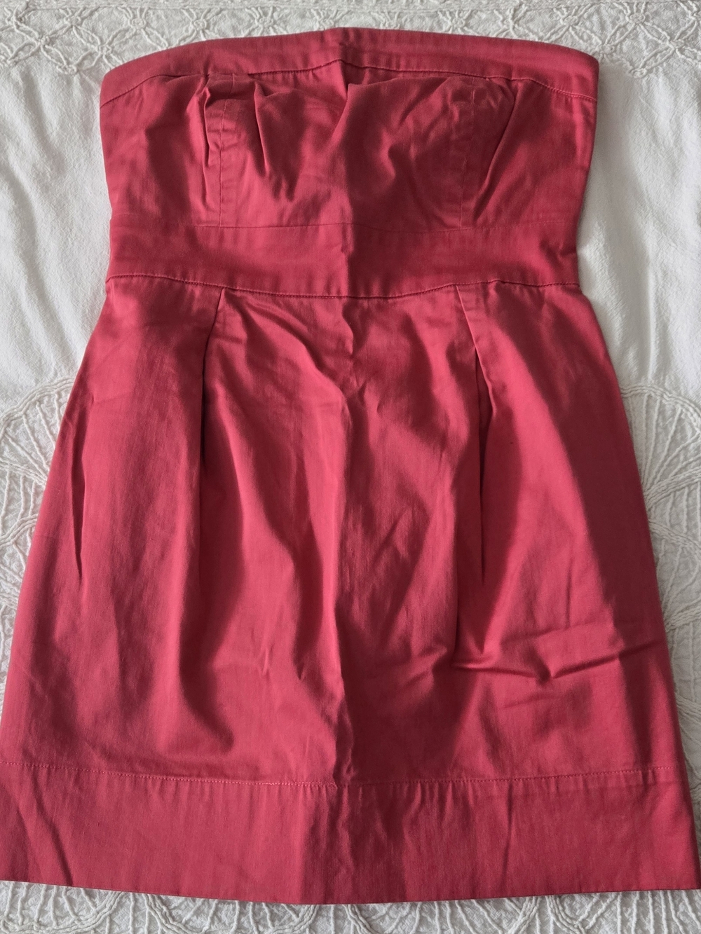 Fuschia Pink Strapless Short Dress by GUESS- Size 7